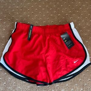 Nike Women's Dry-Fit Red Running Shorts